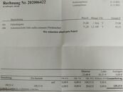 Car repair shop bill - 129,13 €