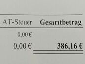 Werkstattrechnung - 386,16 €
